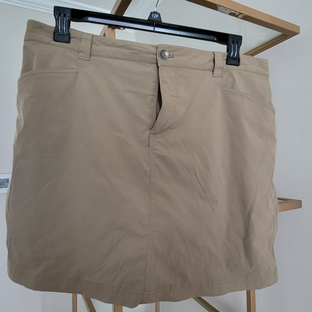Eddie Bauer Khaki Skort, Womens 16